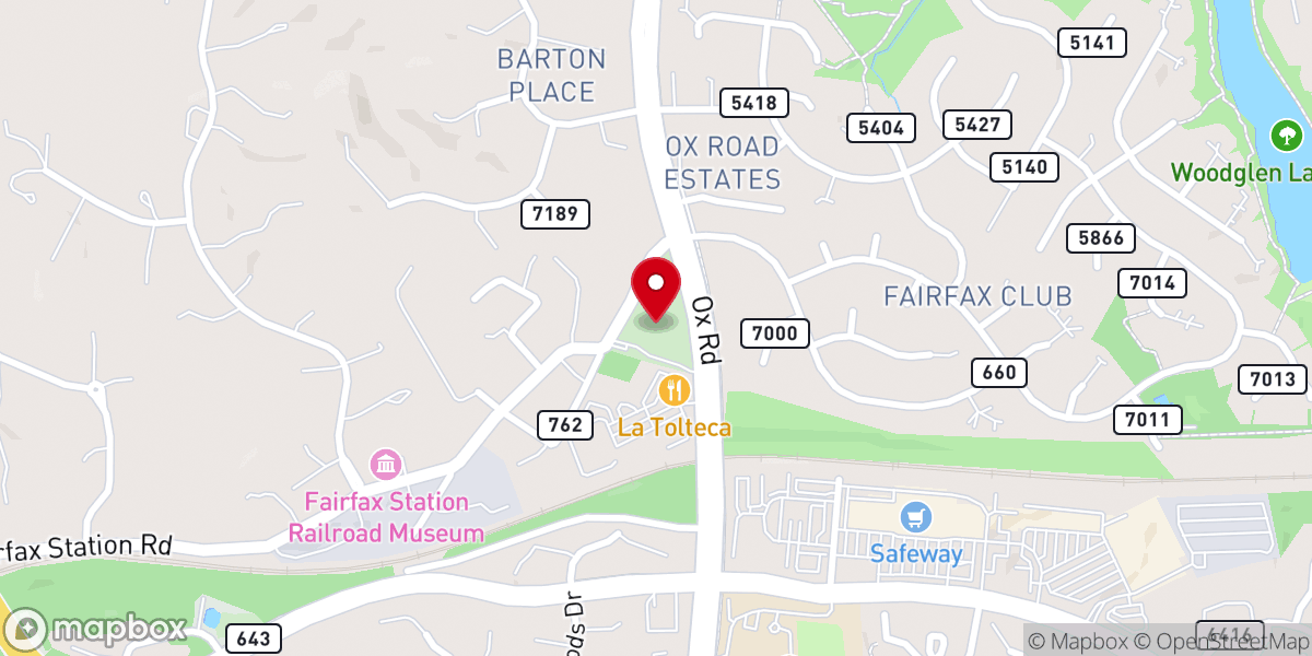 Map showing location of St John the Theologian Orthodox Church