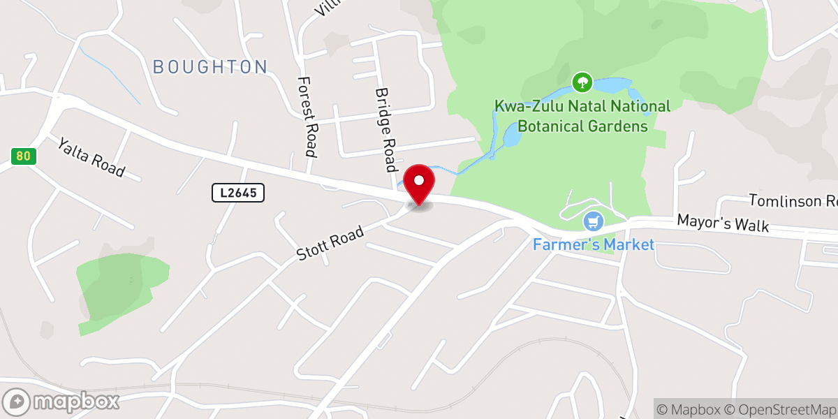 Map showing location of The Apostolic Church (Apostle Unity)