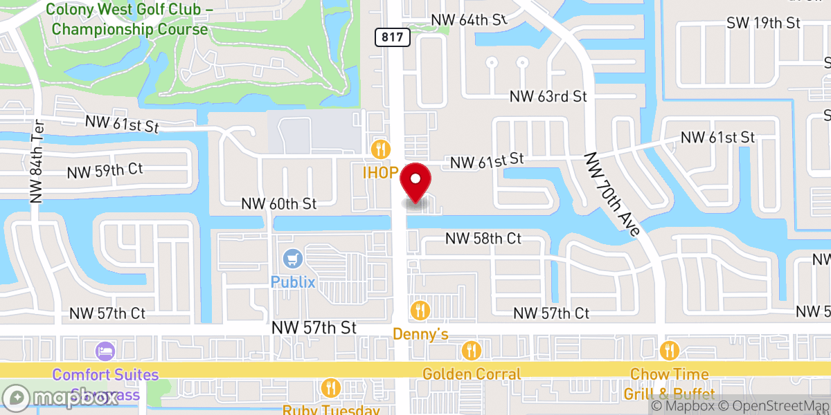 Map showing location of Divine Empowerment Church