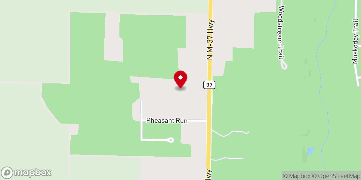 Map showing location of Buckley Faith Community - Church of the Nazarene