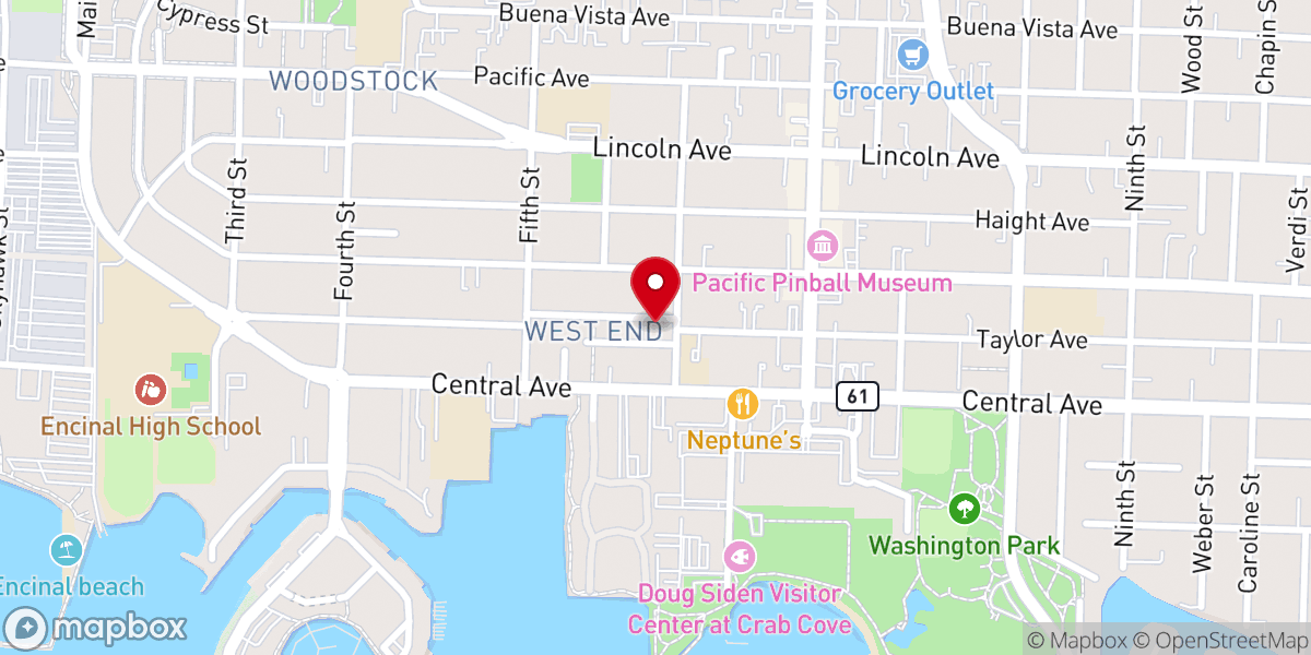 Map showing location of St Barnabas Catholic Church