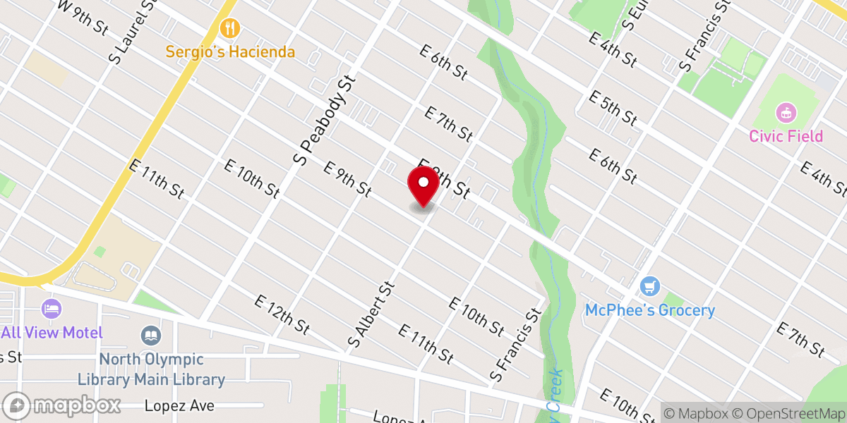 Map showing location of Iglesia de Cristo