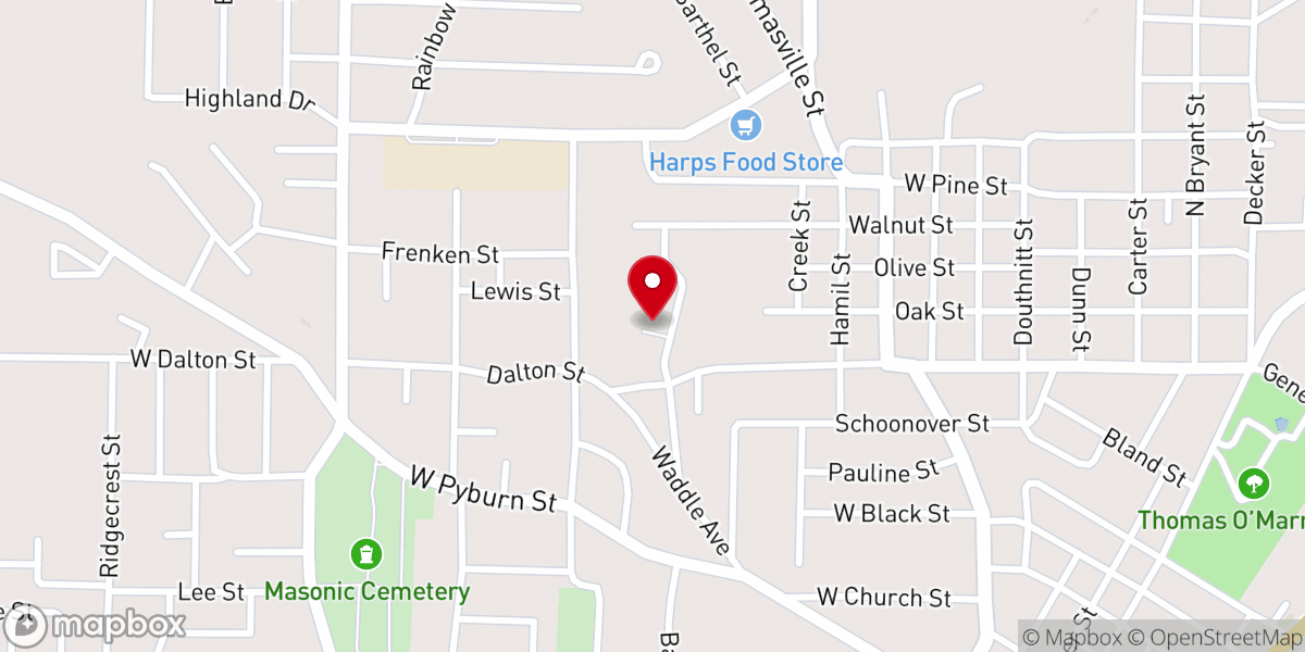 Map showing location of Push Prayer Line