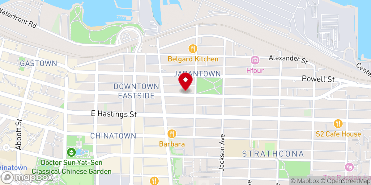Map showing location of St. Paul's Roman Catholic Church