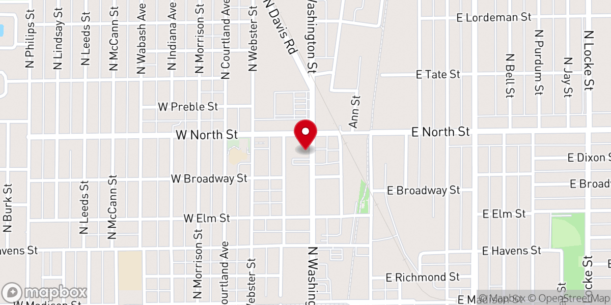 Map showing location of St. Patrick Catholic Church Adoration Chapel