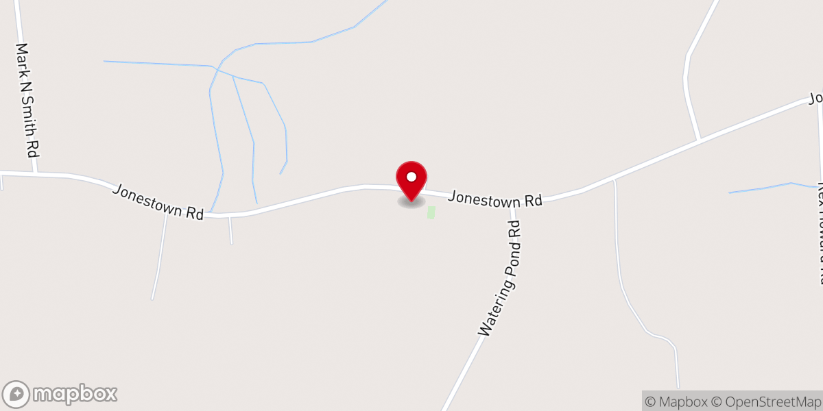 Map showing location of Christian Chapel Church
