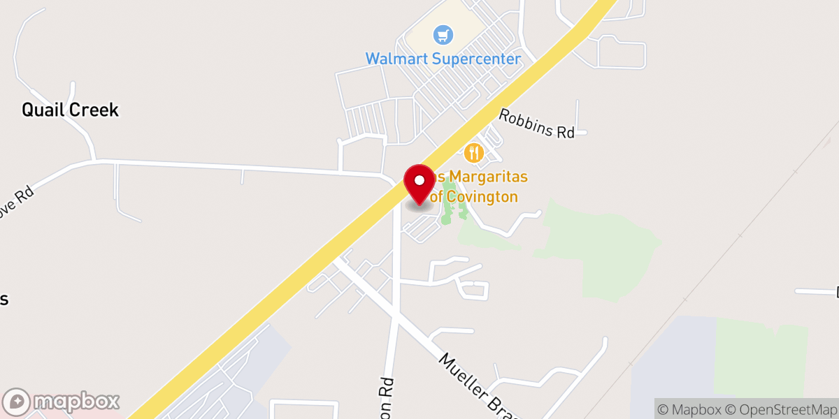 Map showing location of Covington Church of Christ