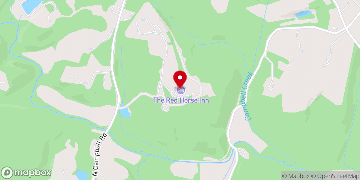 Map showing location of The Red Horse Inn