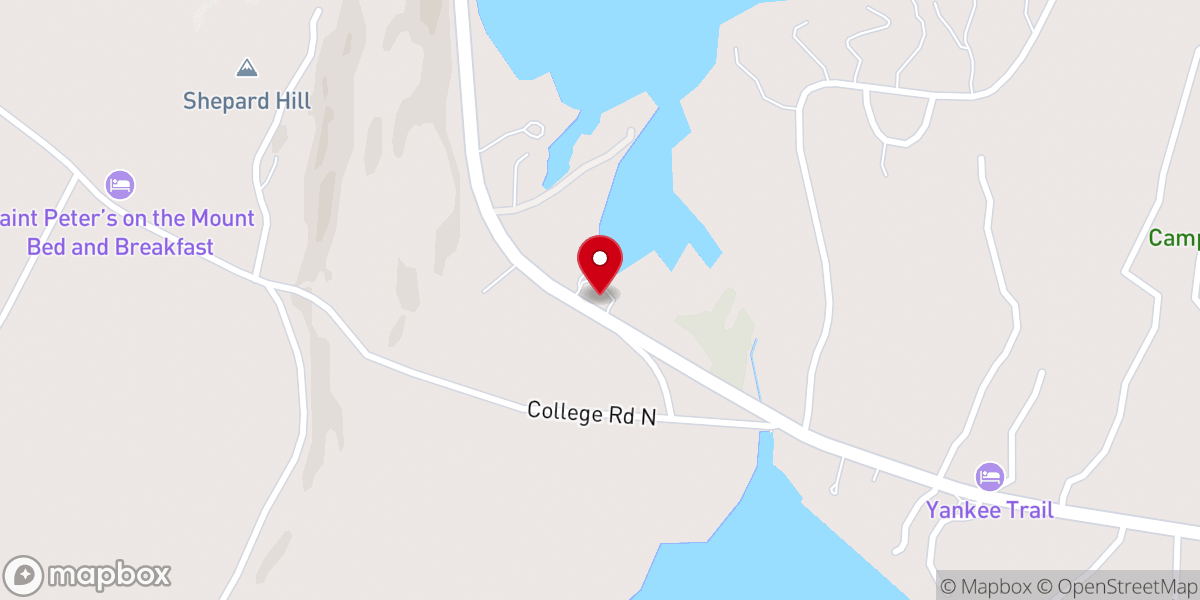 Map showing location of Squam Lakes Association