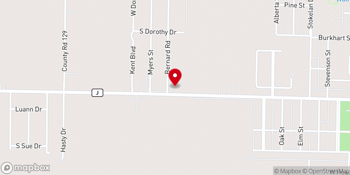 Map showing location of United Pentecostal Church of Malden