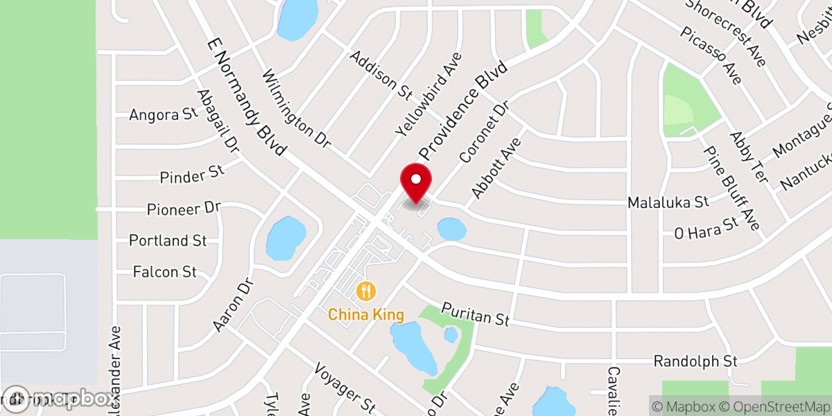 Map showing location of Deltona church of Christ