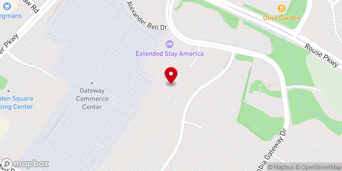 Map showing location of Crosspoint Fellowship Church