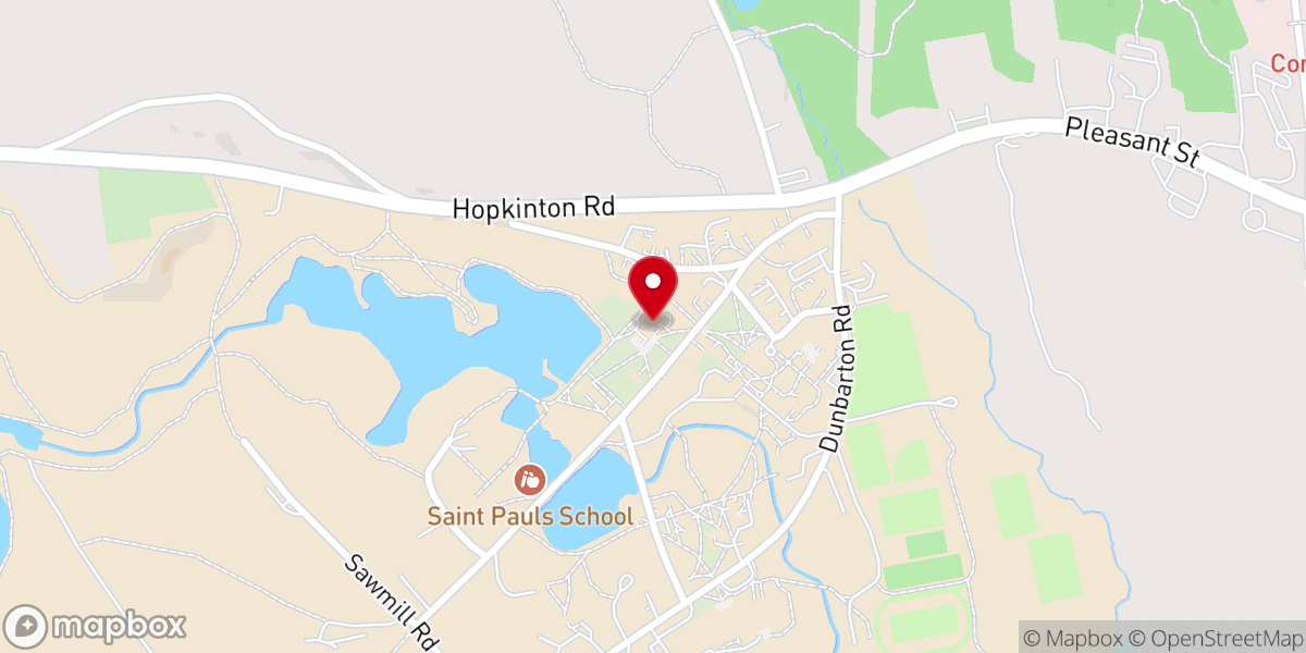 Map showing location of Chapel of St. Peter and St. Paul