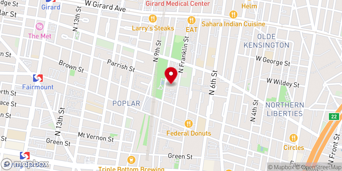 Map showing location of Saint Mary of the Immaculate Conception Church