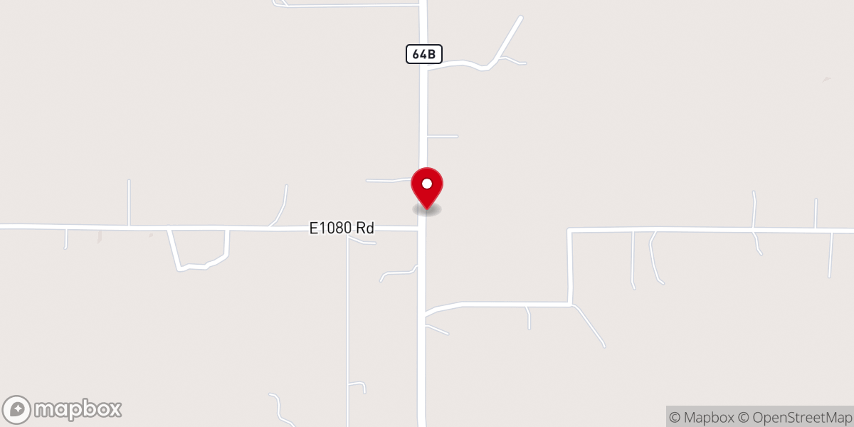 Map showing location of Mineral Springs Church