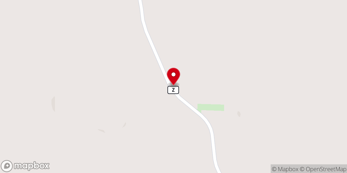 Map showing location of Mt. Zion West United Methodist Church