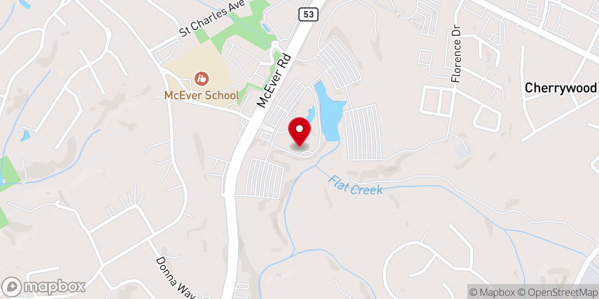 Map showing location of Free Chapel Academy | Gainesville Campus