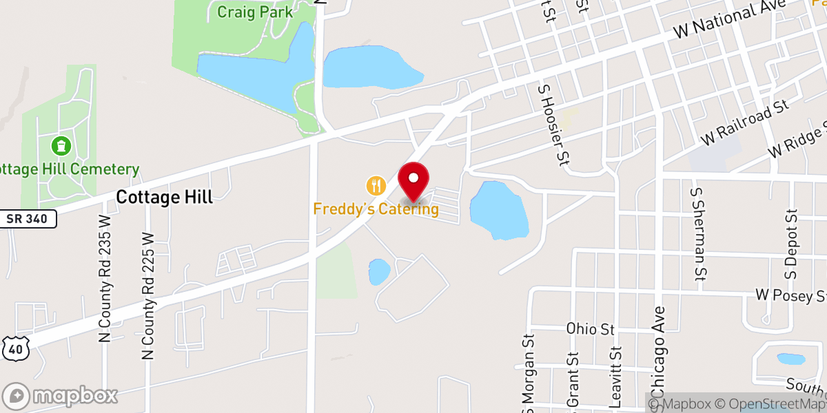 Map showing location of First Christian Daycare