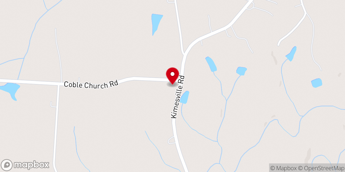 Map showing location of Heffner Farms