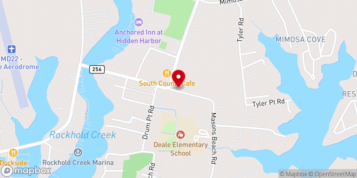 Map showing location of Cedar Grove Methodist Church