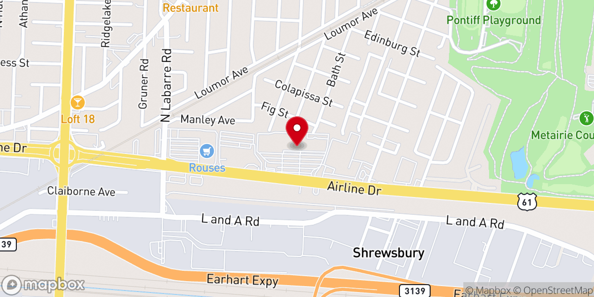 Map showing location of Celebration Hope Center