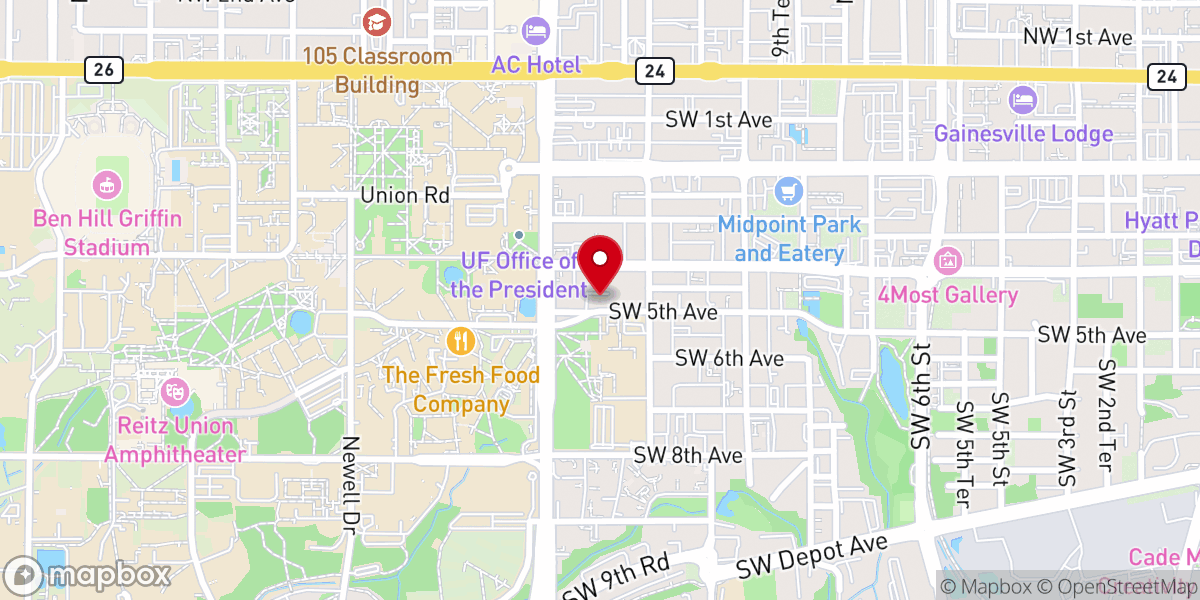 Map showing location of Institute of Religion - The Church of Jesus Christ of Latter-day Saints