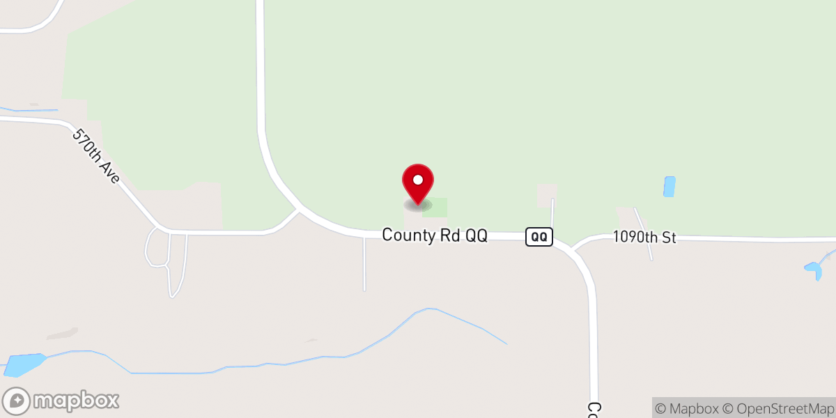 Map showing location of St John's United Church-Christ