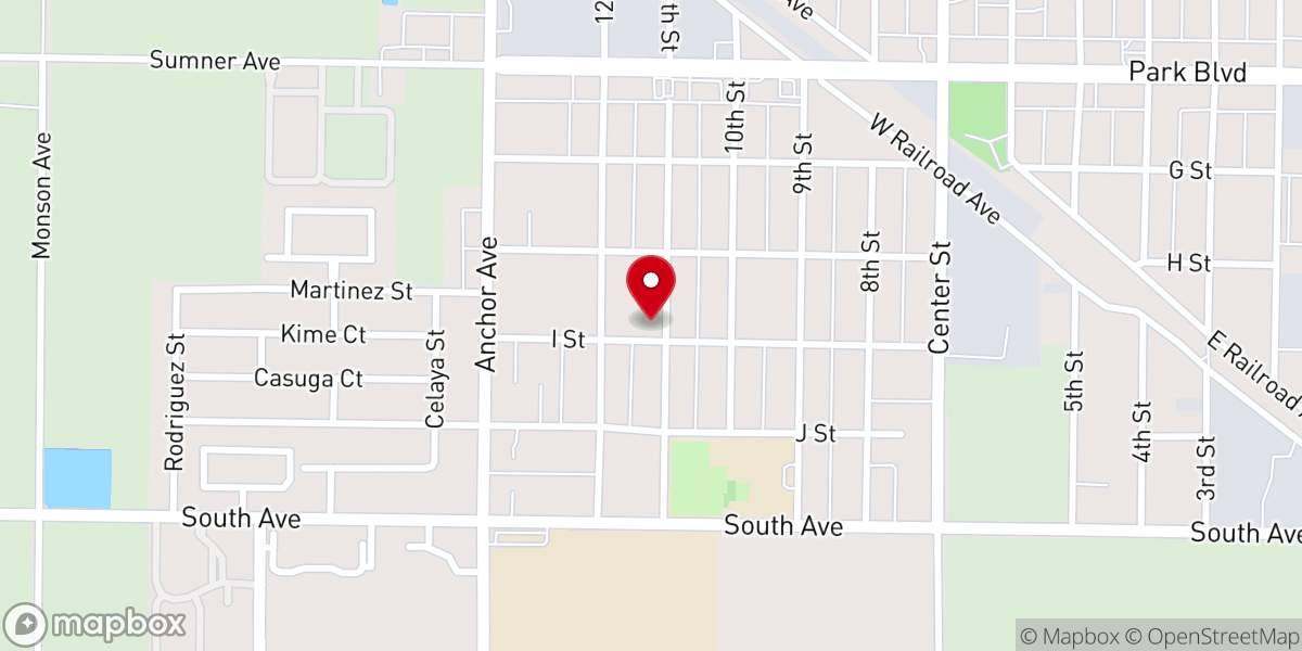 Map showing location of Iglesia El Buen Pastor