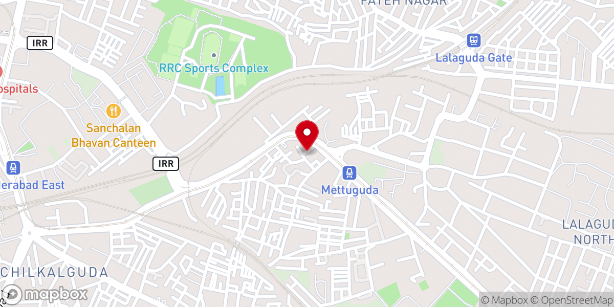 Map showing location of Mor Gregorios Jacobite Syriac Orthodox Cathedral