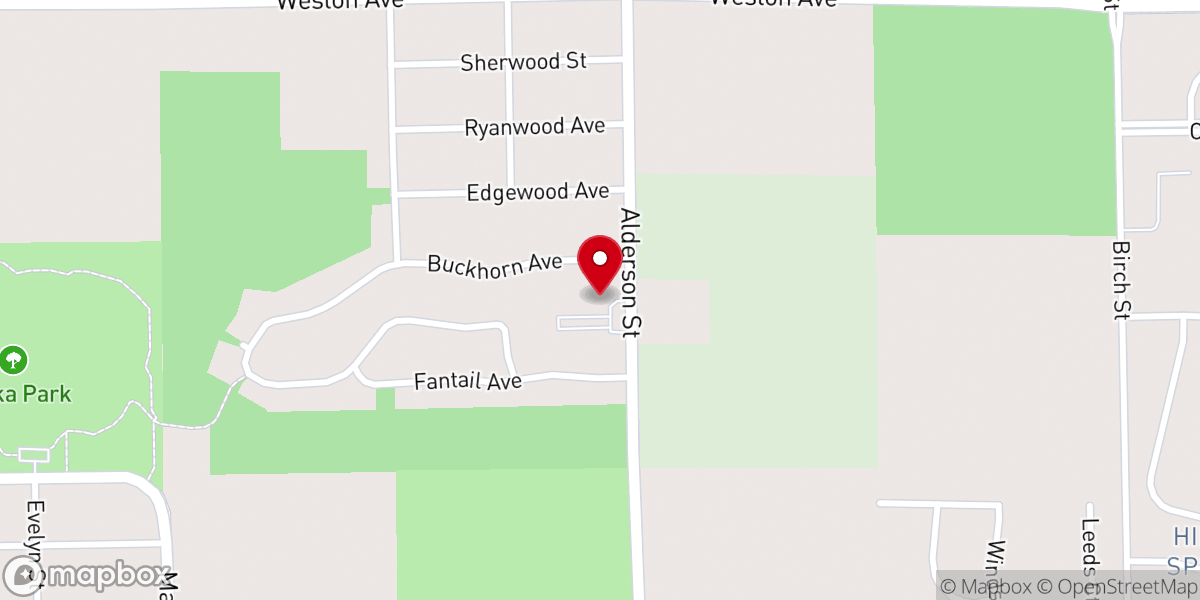 Map showing location of Christ Community Church