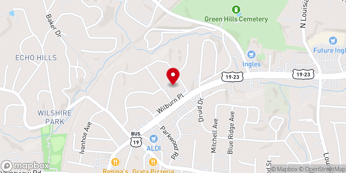 Map showing location of Emmanuel Lutheran Church