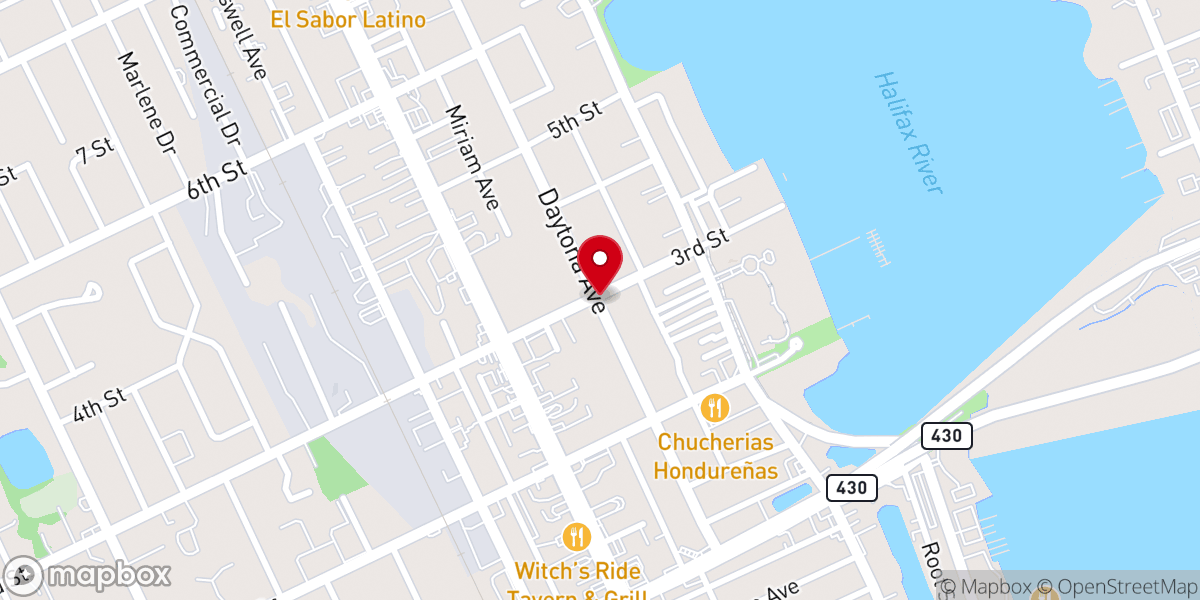 Map showing location of Christian and Missionary Alliance Church