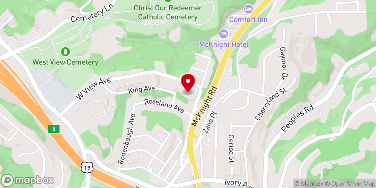 Map showing location of Northgate Church