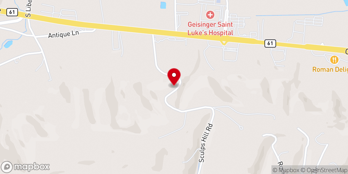 Map showing location of Fighter’s Heaven - Open May-October on Sat/Sun 10am-5pm and Mon-Fri by Appointment