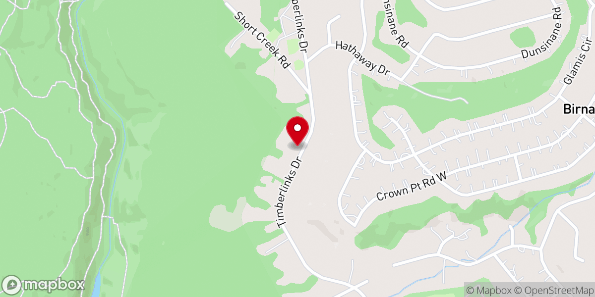 Map showing location of Signal Mountain Church of God
