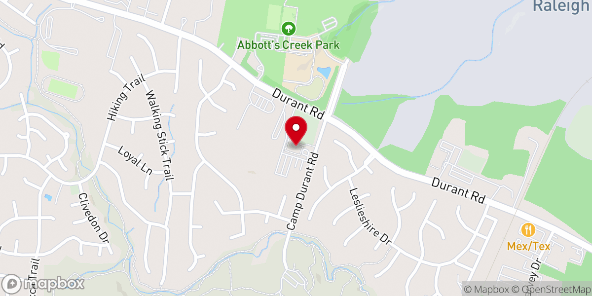 Map showing location of Open Door Baptist Church