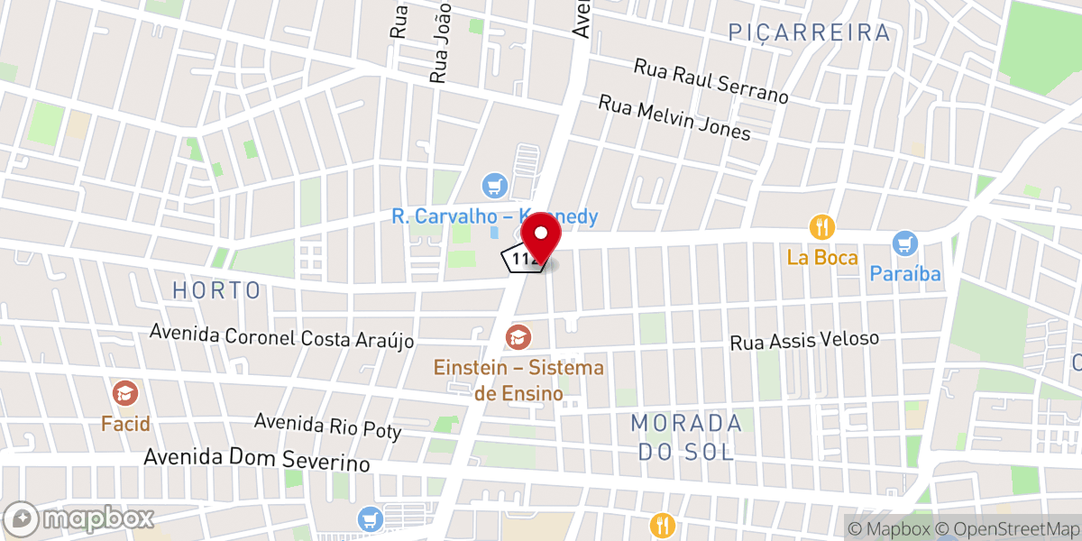 Map showing location of Comunidade Católica Face de Cristo