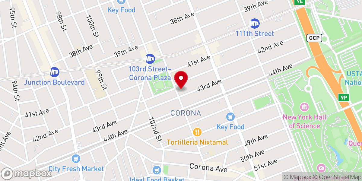 Map showing location of Iglesia Pentecostal La Senda Antigua