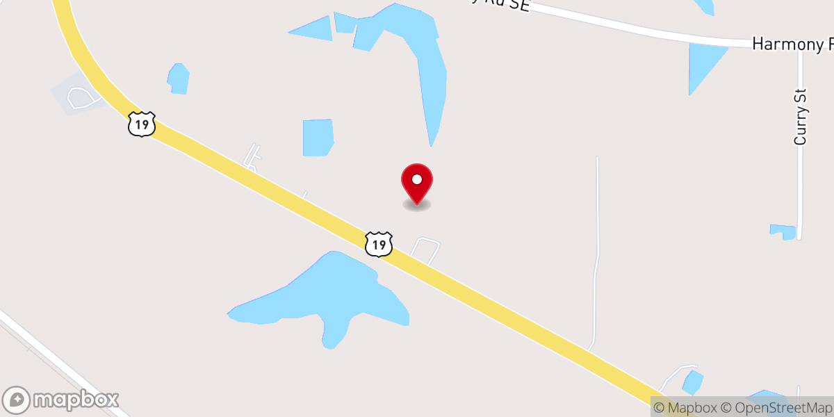 Map showing location of CrossPoint Church of God