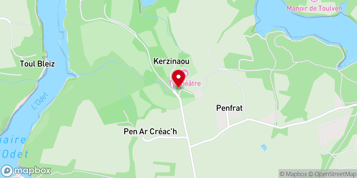 Map showing location of Chapelle Saint-Cadou