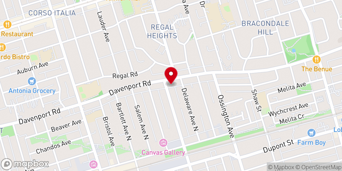 Map showing location of St. Nektarios Greek Orthodox Church
