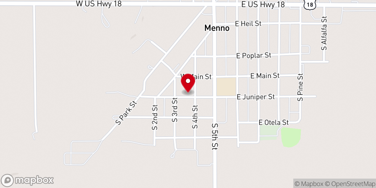 Map showing location of Immanuel Lutheran Church