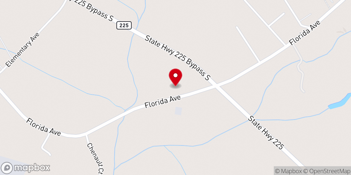Map showing location of Prevailing Church