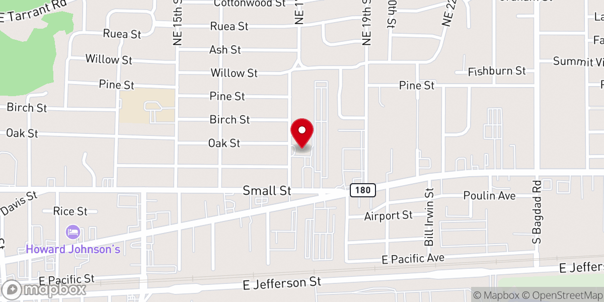 Map showing location of Immaculate Conception Catholic Parish