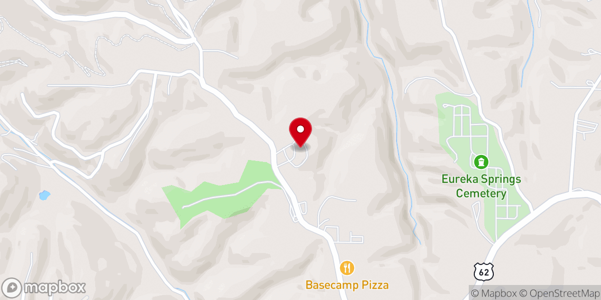 Map showing location of First Christian Church
