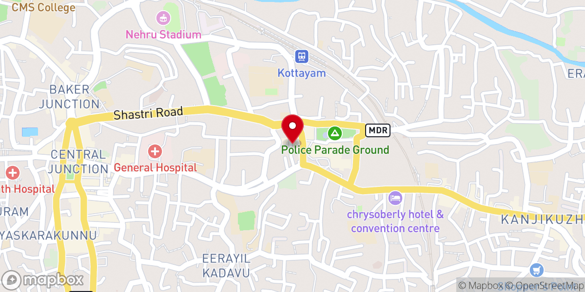 Map showing location of Seventh-day Adventist Church