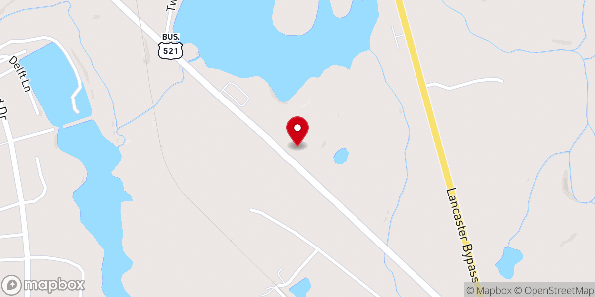 Map showing location of Canaan Free Will Baptist Church
