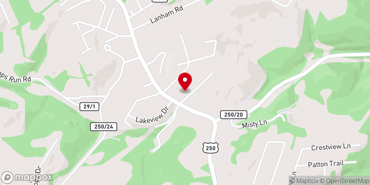 Map showing location of Fountain Of Life Church