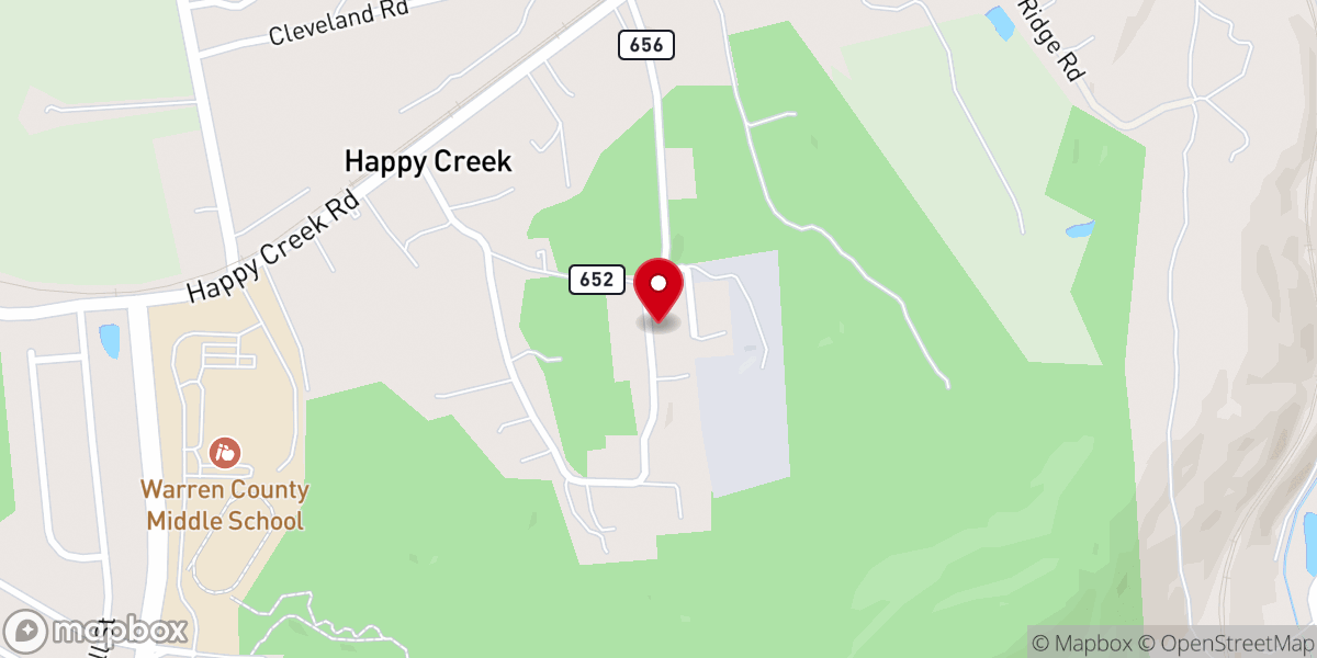 Map showing location of St Paul Baptist Church