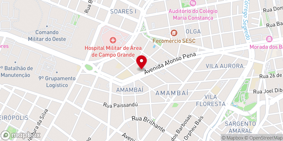 Map showing location of Santuário Estadual Nossa Senhora Perpétuo Socorro